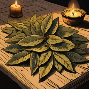 Bay Leaves: Magical Properties and How to Use Them in Witchcraft Bay leaves are one of the most well-known herbs in witchcraft, celebrated for their strong protective, manifestation, and purification properties. Whether you’re looking to enhance your spellwork, attract abundance, or ward off negative energies, bay leaves are a versatile and potent tool in any witch's magical practice. In this blog post, we’ll explore the magical properties of bay leaves and how to use them effectively in your rituals. What are Bay Leaves? Bay leaves come from the bay laurel tree (Laurus nobilis) and have been used for centuries in both cooking and magic. Bay leaves have a rich history of use in ancient Roman and Greek cultures, where they were symbols of victory, wisdom, and protection. In modern witchcraft, bay leaves are a staple for spells that involve wishes, protection, prosperity, and healing. Magical Properties of Bay Leaves Bay leaves are valued for their wide range of magical uses. Below are some of the key magical properties of bay leaves: Manifestation and Wishes: Bay leaves are commonly used to make wishes and manifest intentions. Writing your desire on a bay leaf and burning it is a powerful way to send your intention into the universe. Protection: Bay leaves provide protection from negative energies and psychic attacks. They are often used in protective charms or rituals to safeguard your home and personal energy. Cleansing and Purification: Bay leaves can be burned to cleanse spaces of negative energy, making them a great alternative to other herbs like sage or rosemary. Prosperity and Abundance: Bay leaves are used in spells to attract wealth and success. They are especially effective when incorporated into rituals for financial growth and career advancement. Healing: Bay leaves are known for their ability to support healing, both physically and emotionally. They are often included in healing spells or used in baths to promote recovery and balance. How to Use Bay Leaves in Witchcraft Bay leaves can be used in various forms—whole, dried, or ground—and are often burned, placed in sachets, or carried as talismans. Here are some popular ways to incorporate bay leaves into your magical practice: 1. Wish Spells and Manifestation One of the most common uses of bay leaves is in wish spells. To manifest your desire, write your intention or wish on a dried bay leaf using a pen or marker. Once written, burn the bay leaf in a fire-safe dish while focusing on your goal. As the smoke rises, visualise your wish being sent into the universe. Bay leaves are known for their quick results in manifesting desires. 2. Protection Spells Bay leaves are highly effective for protection magic. Place bay leaves in a sachet or charm bag and carry it with you to ward off negative energy and psychic attacks. You can also place bay leaves around your home, especially near doors and windows, to protect your space from harmful influences. For added strength, combine bay leaves with other protective herbs like rosemary or sage. 3. Cleansing Rituals To cleanse your space of negative energy, burn dried bay leaves as an incense or smudge. The smoke helps clear away stagnant energy and invites positive vibrations. You can also include bay leaves in a cleansing spray by steeping them in water and adding a few drops of essential oil for a refreshing and purifying mist. 4. Prosperity and Abundance Rituals To attract prosperity, include bay leaves in money spells or rituals for financial growth. Write the word "prosperity" or "abundance" on a bay leaf and place it in your wallet or purse. You can also add bay leaves to a spell jar or sachet along with green aventurine, cinnamon, and basil to draw wealth and success. 5. Healing Rituals For emotional or physical healing, bay leaves can be used in a healing bath. Add dried bay leaves to warm bathwater, along with other soothing herbs like lavender and chamomile, to promote relaxation and recovery. Bay leaves can also be burned or carried to aid in emotional healing, helping to release past pain and bring about inner peace. Bay Leaf Correspondences in Witchcraft Element: Fire Planet: Sun Zodiac: Leo Gender: Masculine Deities: Apollo, Cerridwen, Hestia Final Thoughts Bay leaves are a powerful and accessible herb in witchcraft, offering protection, manifestation, prosperity, and healing properties. Whether you’re using them to make a wish, protect your home, or attract abundance, bay leaves are a magical ally that can enhance your spells and rituals. Their versatility and potency make them a must-have in any witch's collection of herbs. How do you use bay leaves in your spells? Share your experiences in the comments or connect with me on social media with #LancsGreenWitch. I’d love to hear how bay leaves have helped you in your magical practice!
