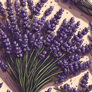 Lavender flowers used in witchcraft for spells of love, healing, and protection