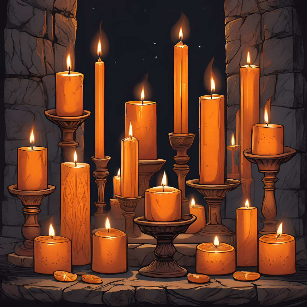 Orange Candles
