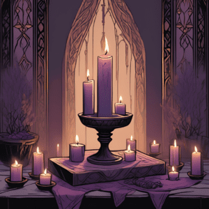 Purple Candles