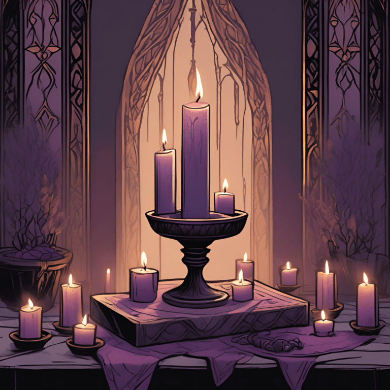 Purple Candles
