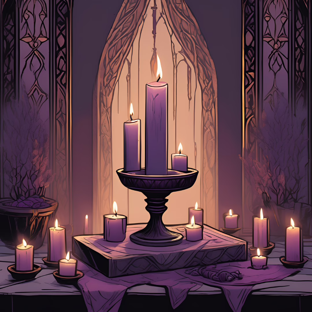 Purple Candles