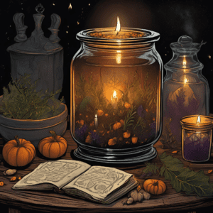 Samhain Protection Spell Jar