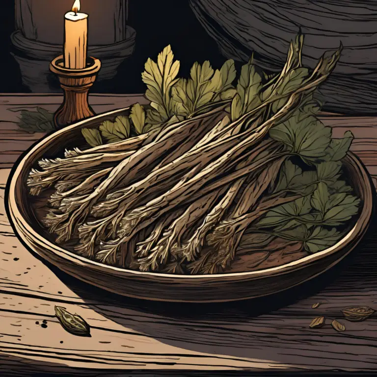 Valerian root used in witchcraft for protection, love, and dream magic