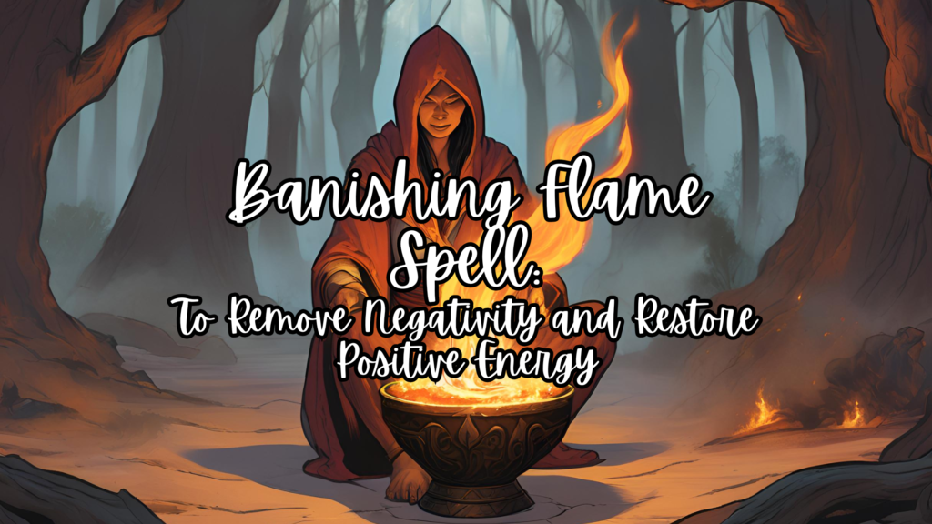 Banishing Flame Spell: To Remove Negativity and Restore Positive Energy
