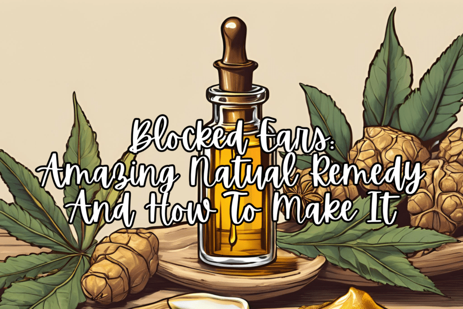 Blocked Ears: Amazing Natual Remedy And How To Make It