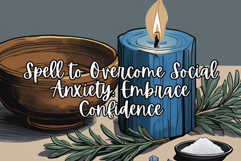 Spell to Overcome Social Anxiety: Embrace Confidence