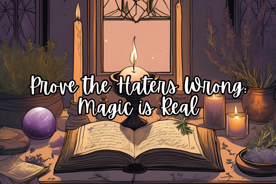 Prove the Haters Wrong - Magic is Real