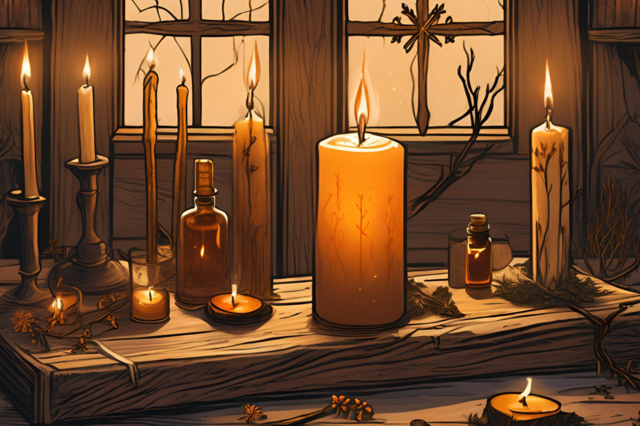 imbolc altar oil