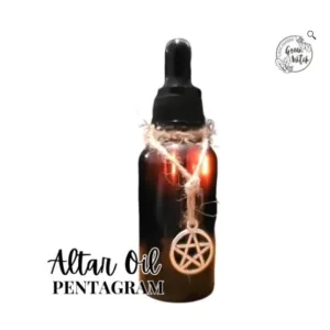 Pentagram Oil – 30ml Amber Glass Dropper Bottle